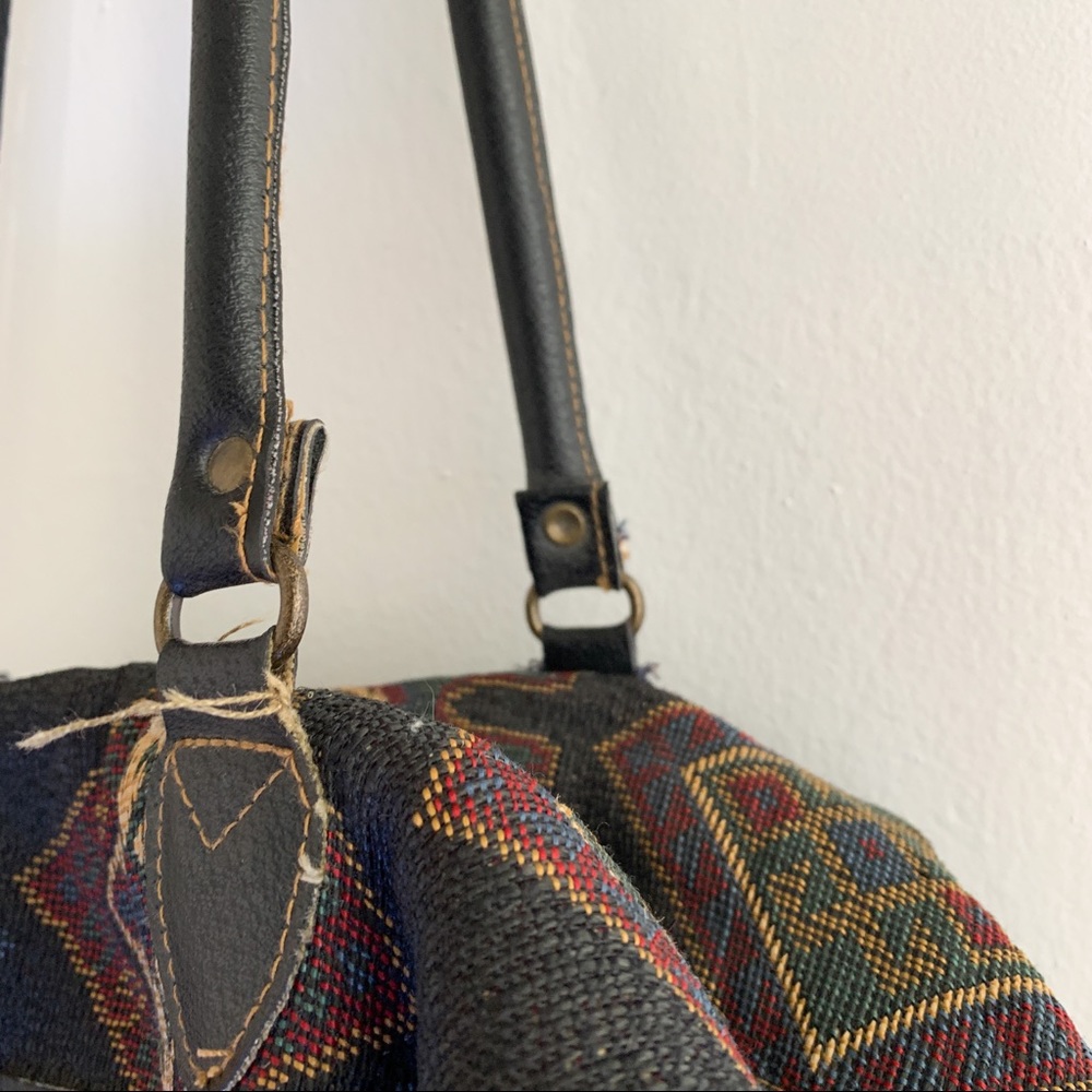 Vintage Gitano Southwestern Boho Large Travel Bag - Picture 12 of 14